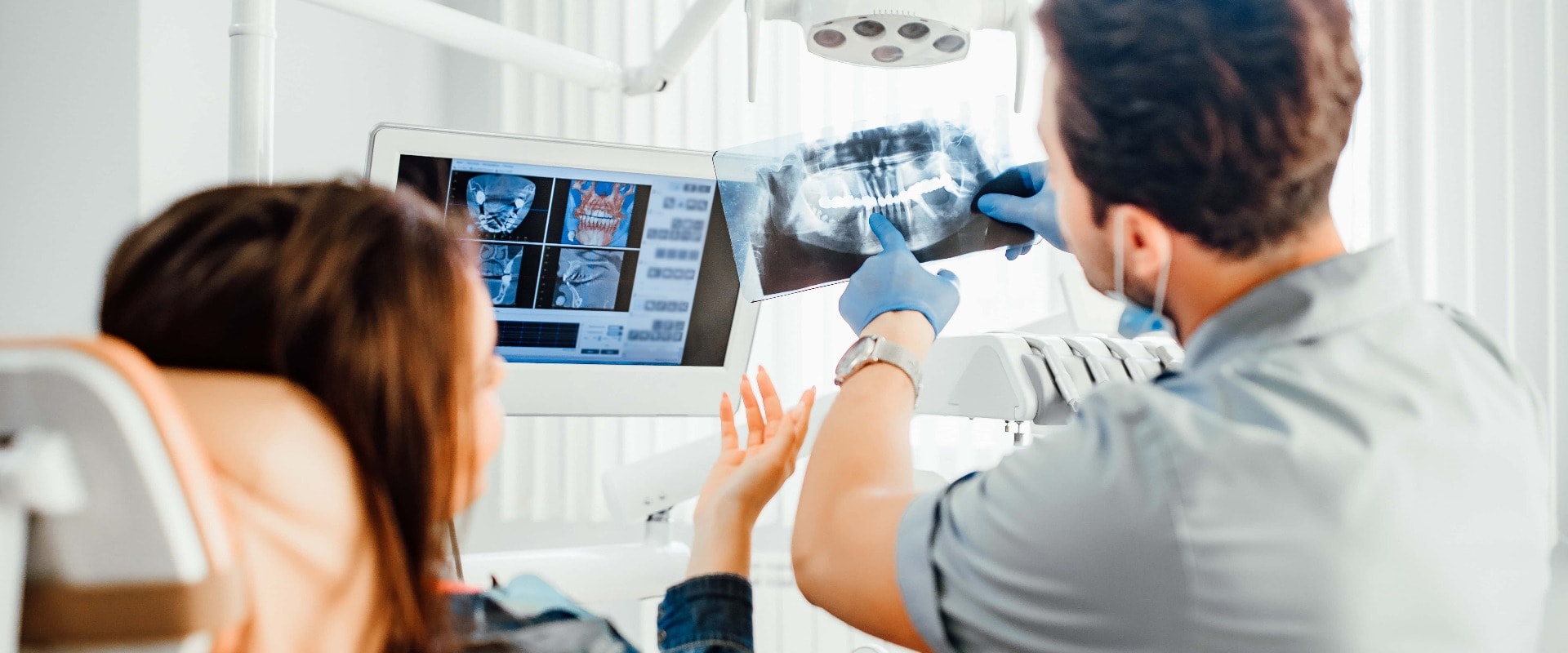Röntgenbild vor einer Wurzelkanalbehandlung in Hamburg